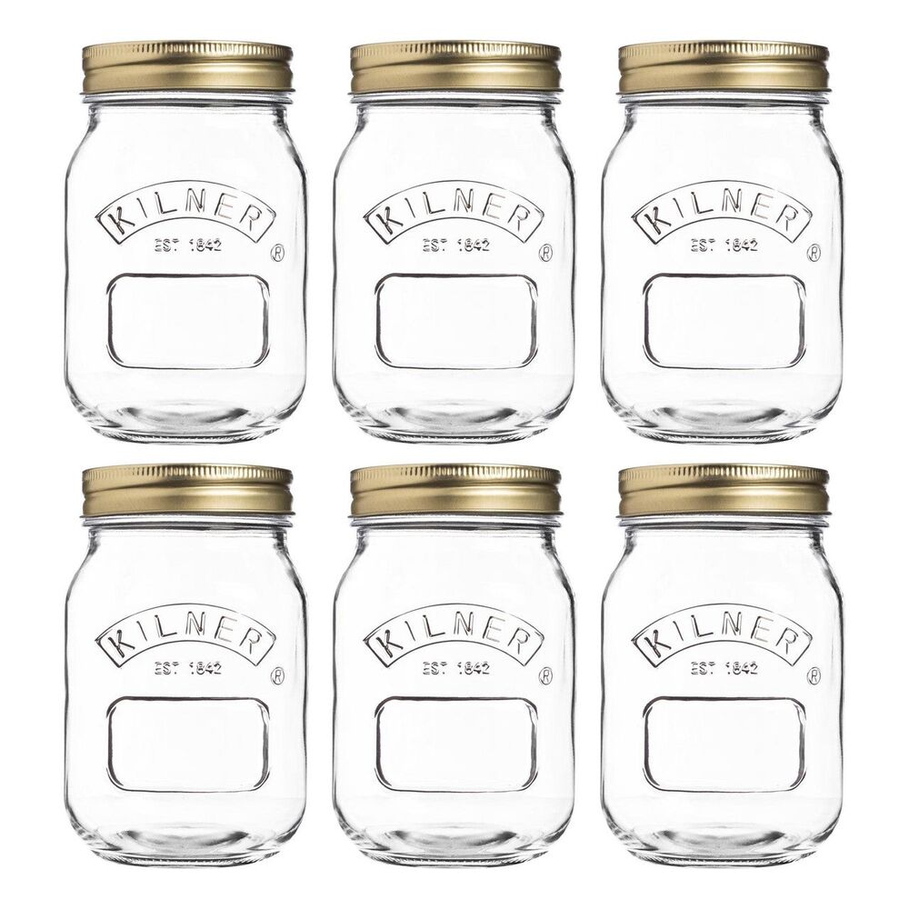 Kilner Genuine Preserve Jar - Set Of 6 500ml