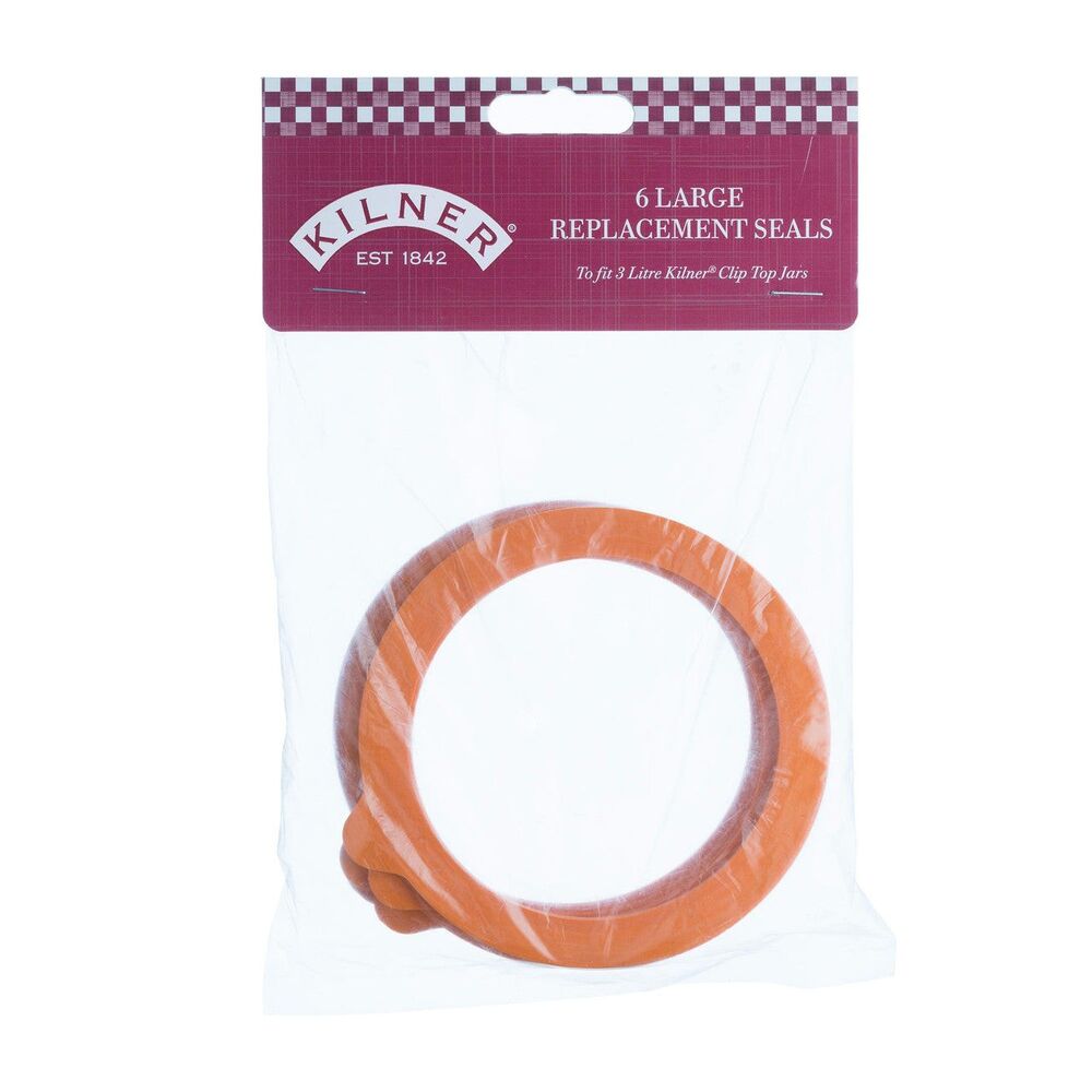 Kilner Replacement Large Rubber Seals - Pack of 6