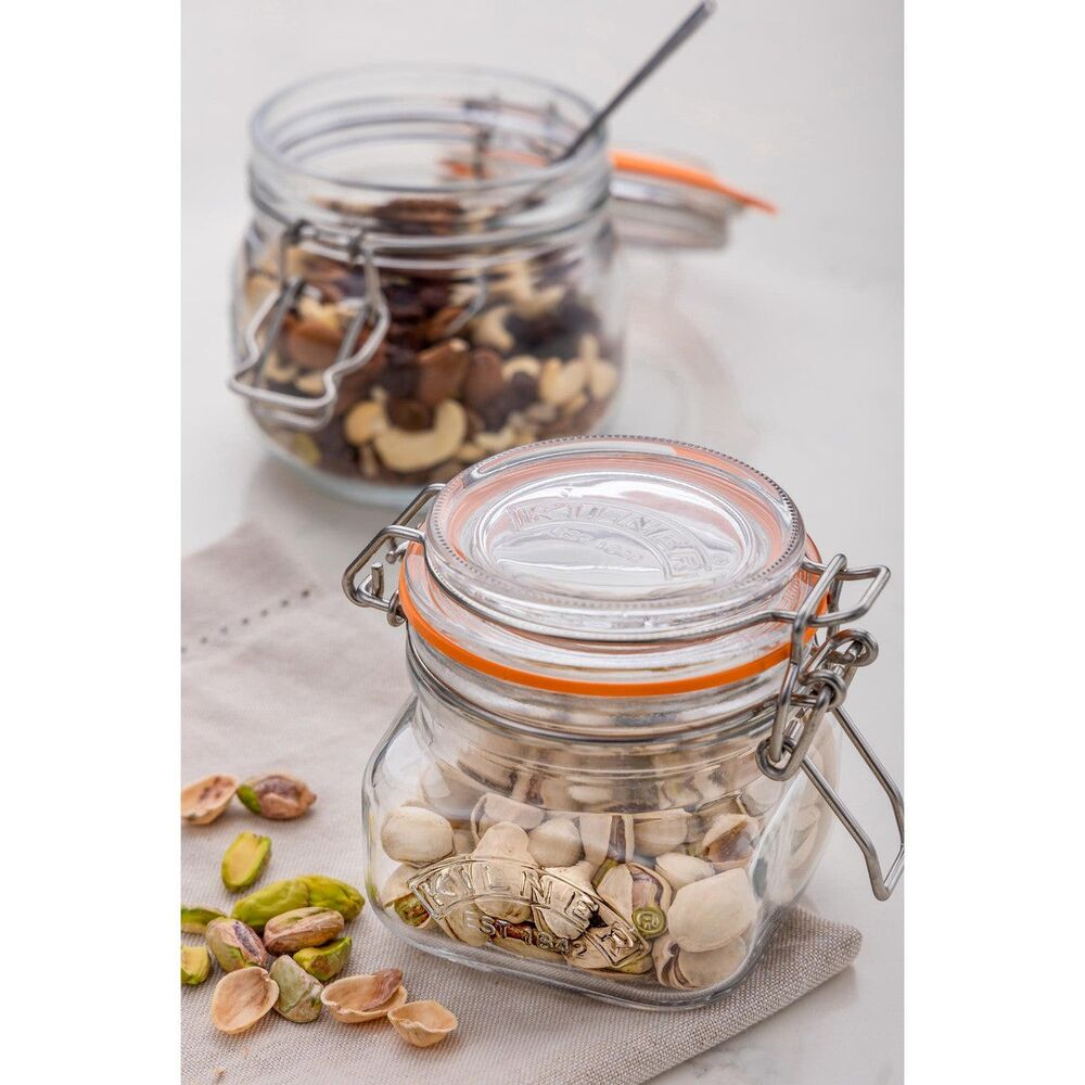Kilner Square Clip Top Jar - 250ml