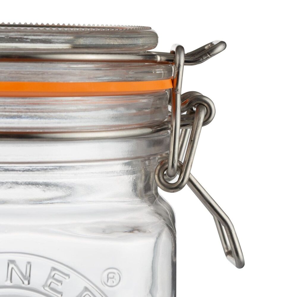 Kilner Square Clip Top Jar - 250ml