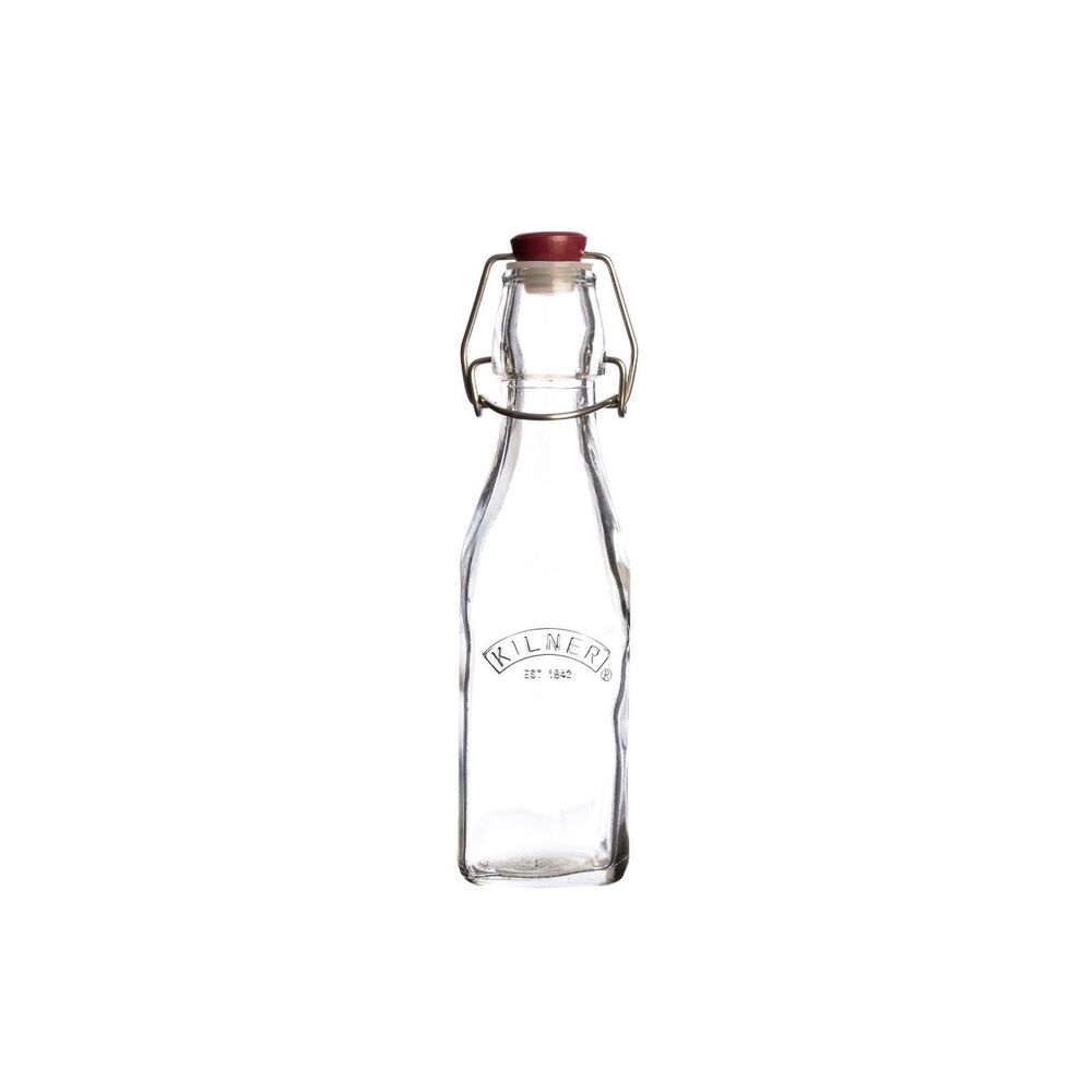 Kilner Square Clip Top Bottle - 250ml