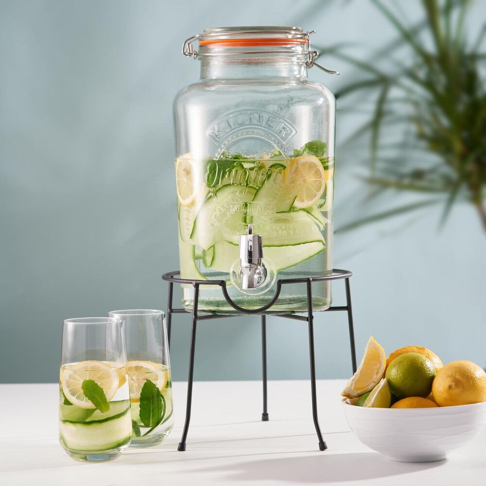 Kilner Round Storage Jar With Dispensing Tap - 5 Litre