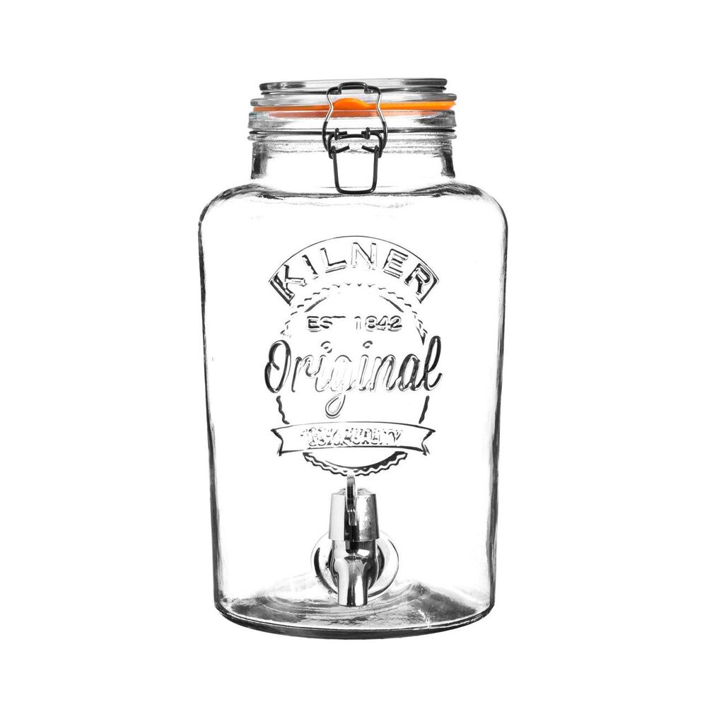Kilner Round Storage Jar With Dispensing Tap - 5 Litre