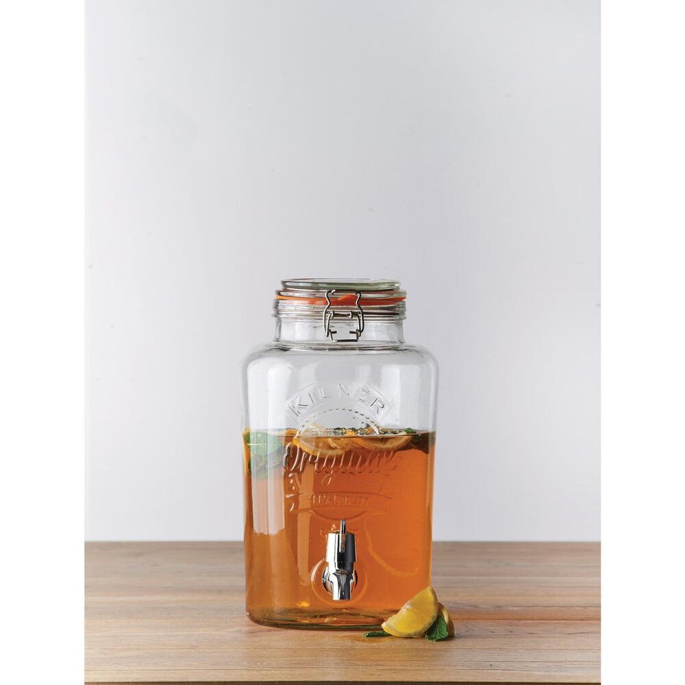 Kilner Round Storage Jar With Dispensing Tap - 5 Litre