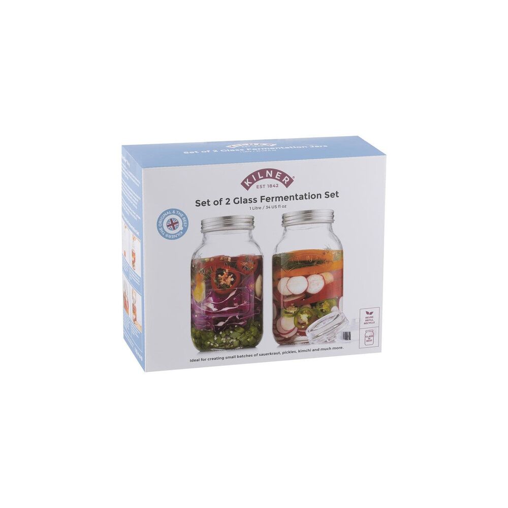 Kilner Fermentation Jar Set Of 2 - 1 Litre