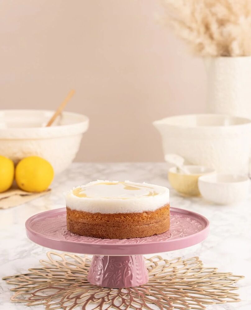 Mason Cash - In The Meadow Pink Cake Stand - 27x10cm