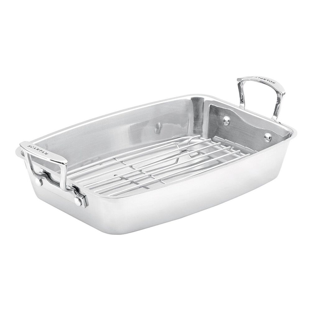 Scanpan - Impact Roaster With Rack - 42cm x 26cm x 11cm