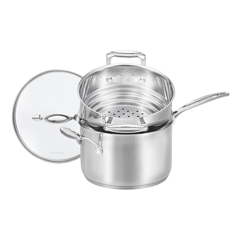 Scanpan - Impact Saucepan With Multi Steamer - 20cm