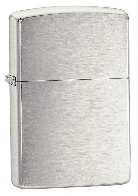Zippo Lighter - Armor Brushed Chrome