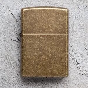 Zippo Lighter - Classic Antique Brass