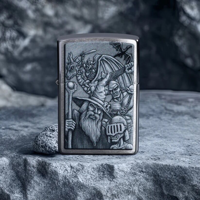 Zippo Lighter - Mystical Beings Design
