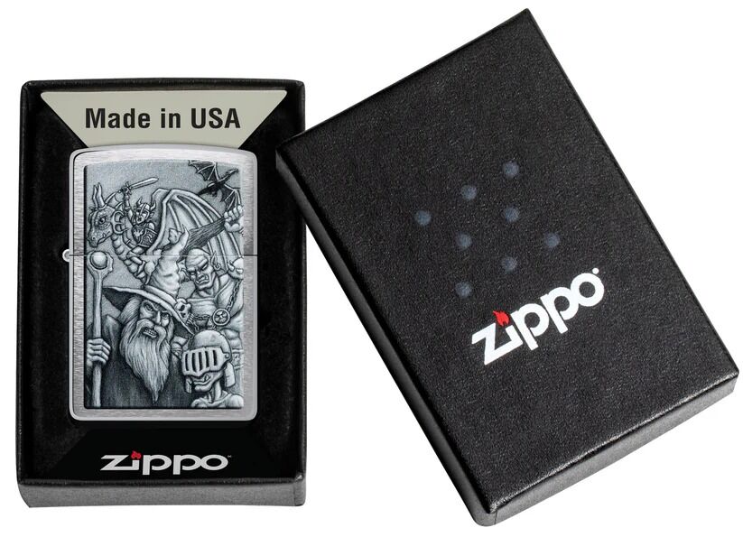 Zippo Lighter - Mystical Beings Design