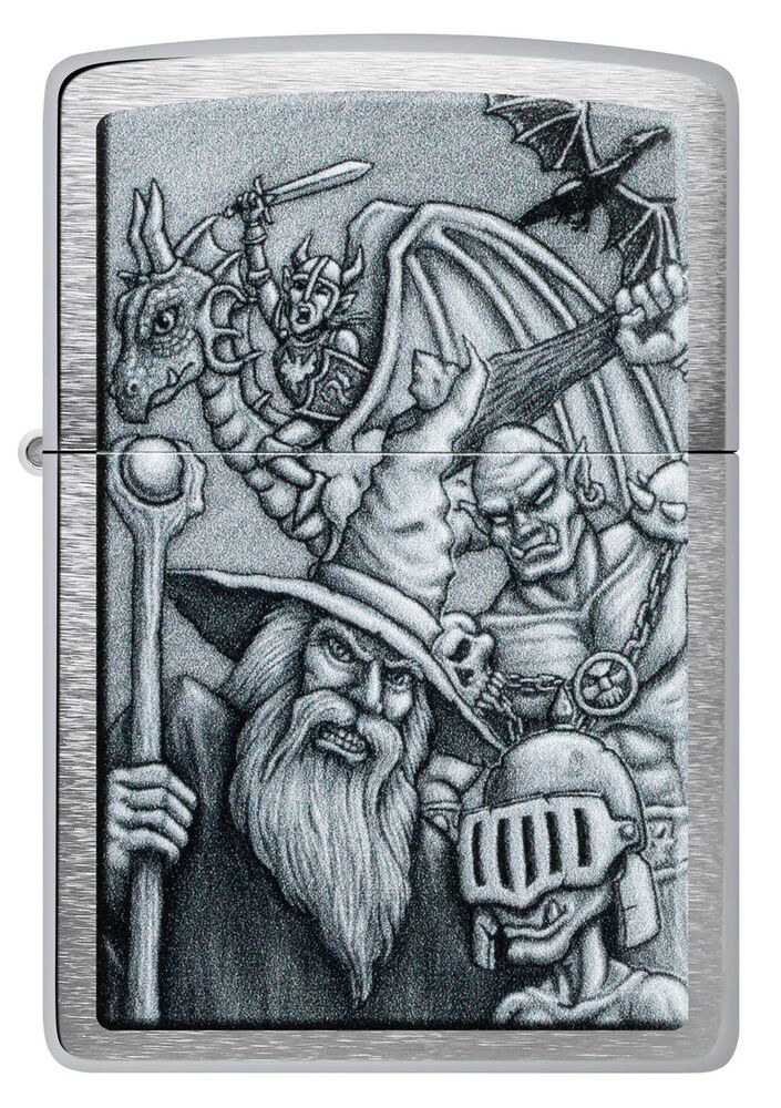 Zippo Lighter - Mystical Beings Design