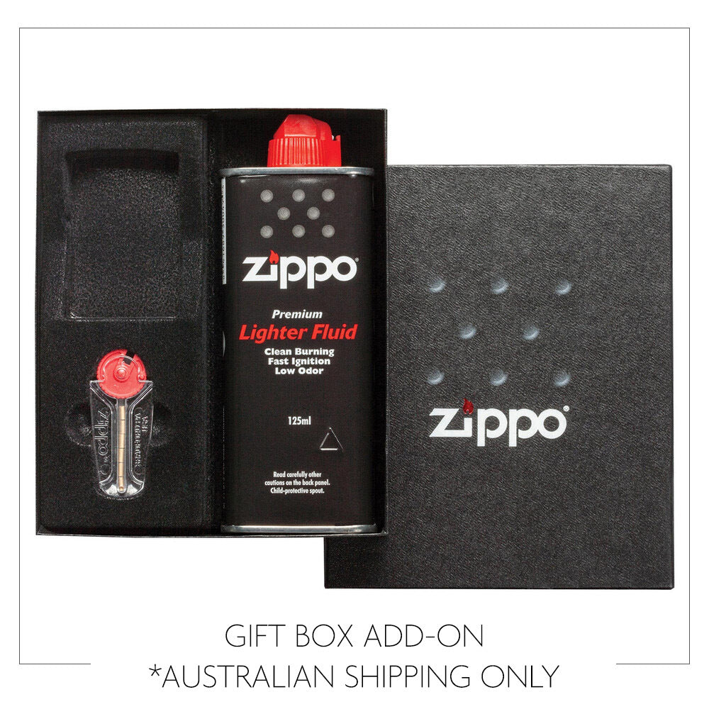 Zippo Gift Set upgrade - Fluid & Flints with Empty lighter slot