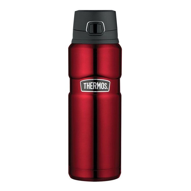 Thermos Stainless King Vacuum Drink Bottle 710ml Red