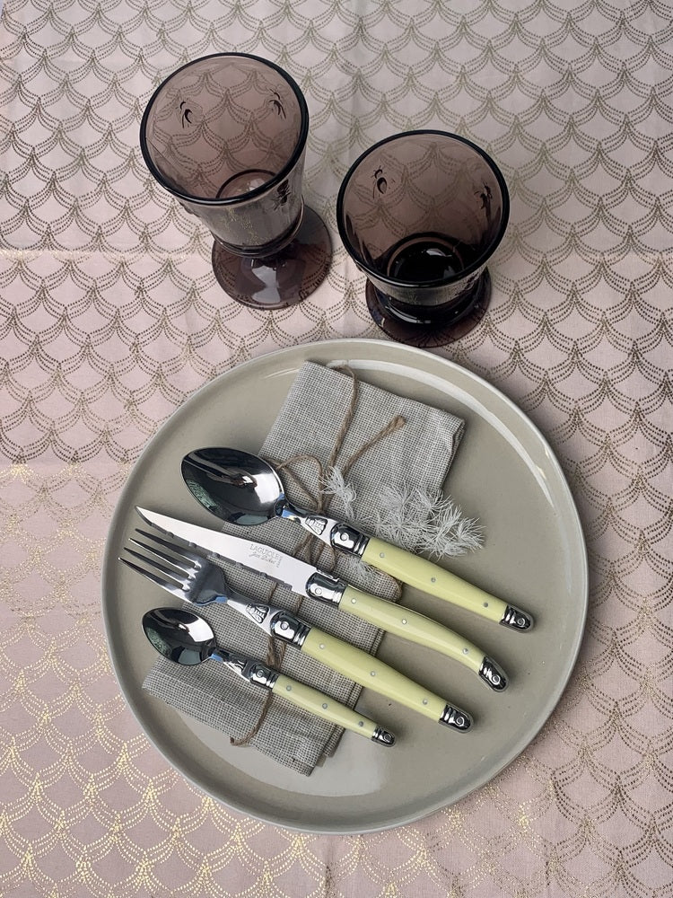 Jean Dubost Laguiole Simplicite - 24pc Cutlery Set Pastels