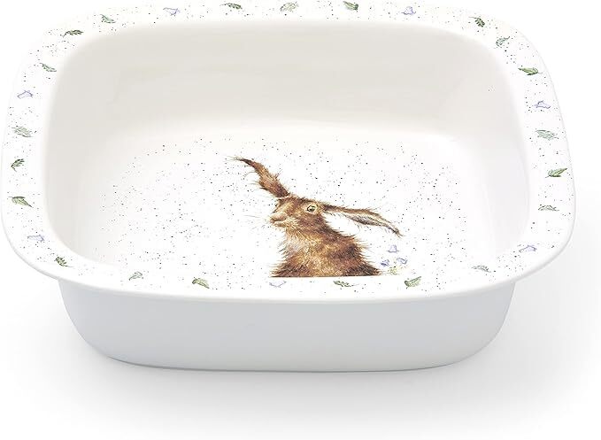 Royal Worcester Wrendale Square Dish - Harebells