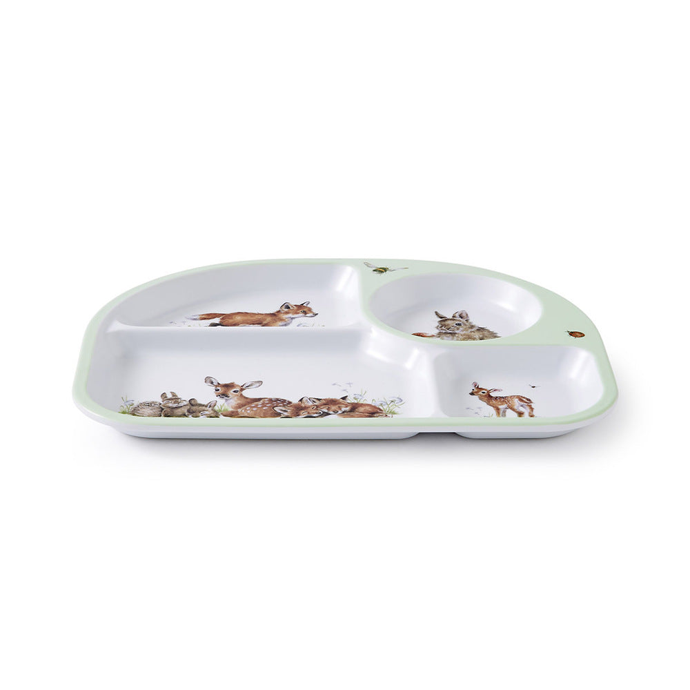 Royal Worcester Wrendale Divided Plate & Bowl Set - Woodland Animals (Set of 2)
