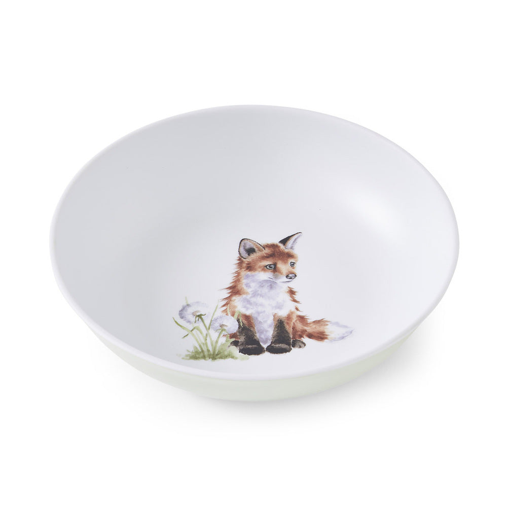 Royal Worcester Wrendale Plate & Bowl Set - Woodland Animals (Set of 2)