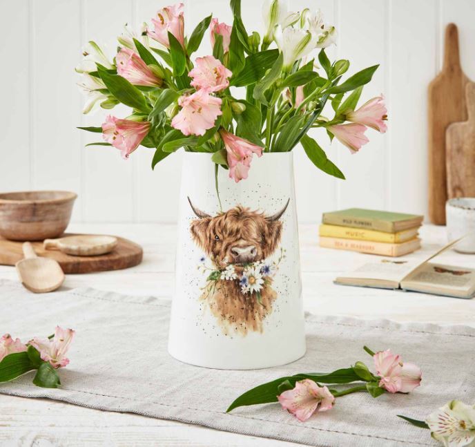 Royal Worcester Wrendale Vase - Daisy Coo