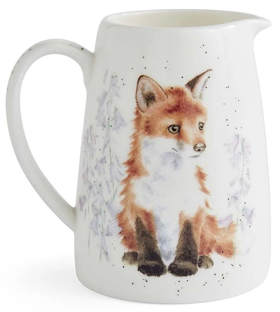 Royal Worcester Wrendale Designs Posy Jug - 'Contemplation' Fox