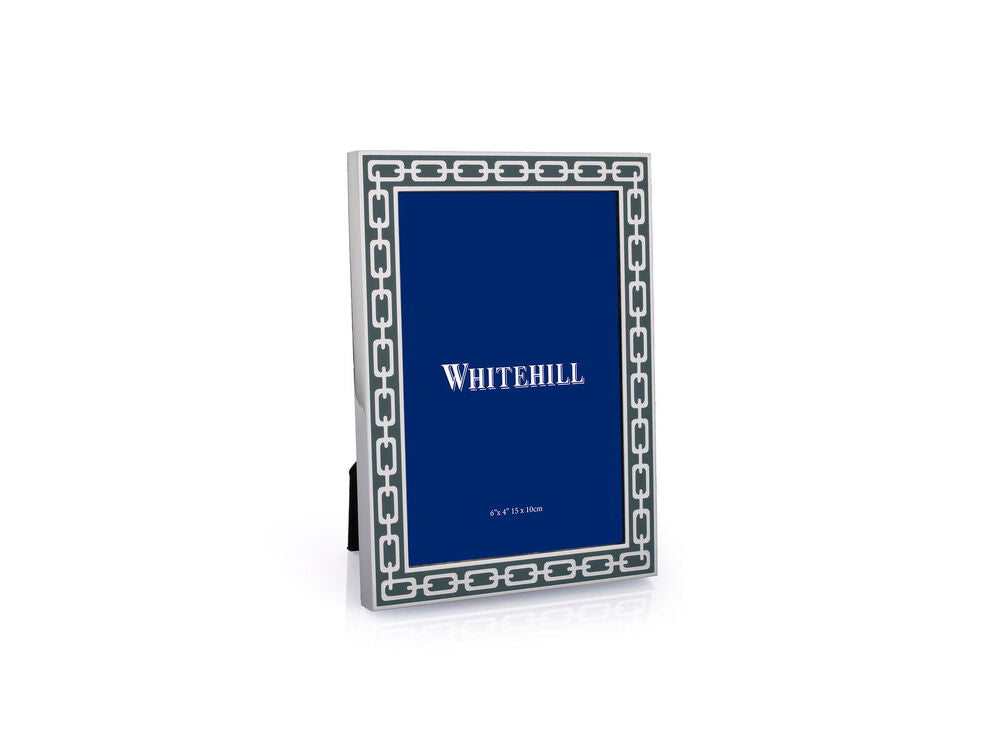 Whitehill Frames - Silver Link Grey Frame - 10cm x 15cm