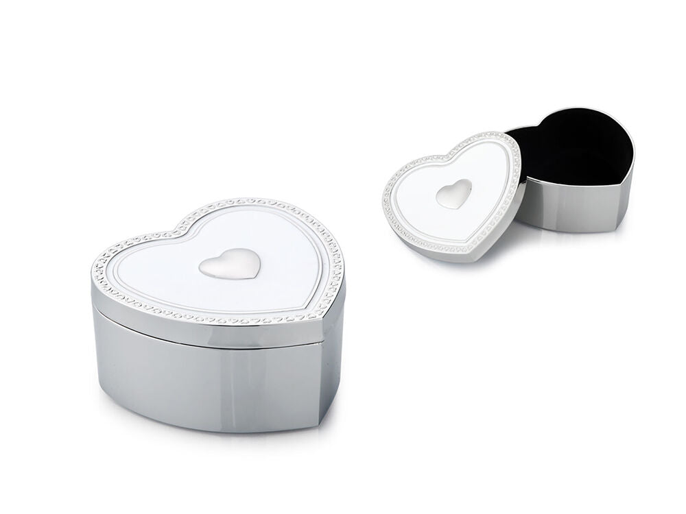 Whitehill Giftware Trinket Box - White Heart