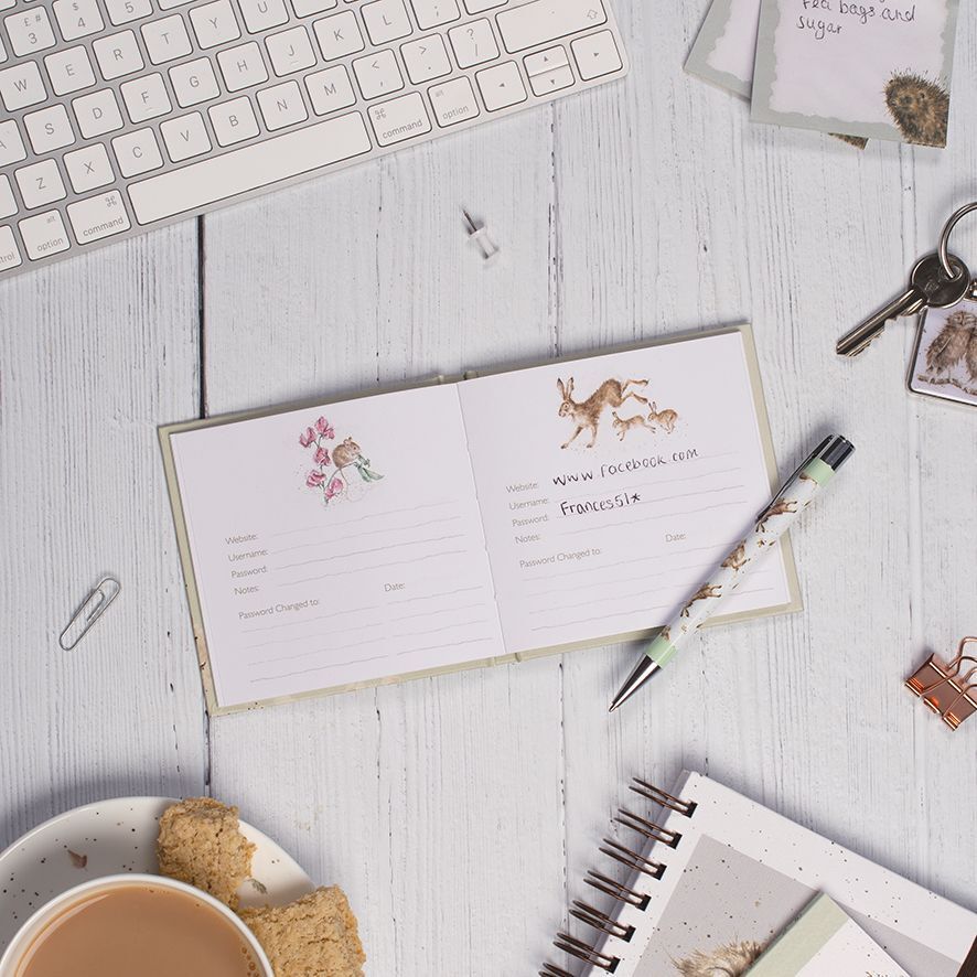 Wrendale Designs Password Book - New Beginnings