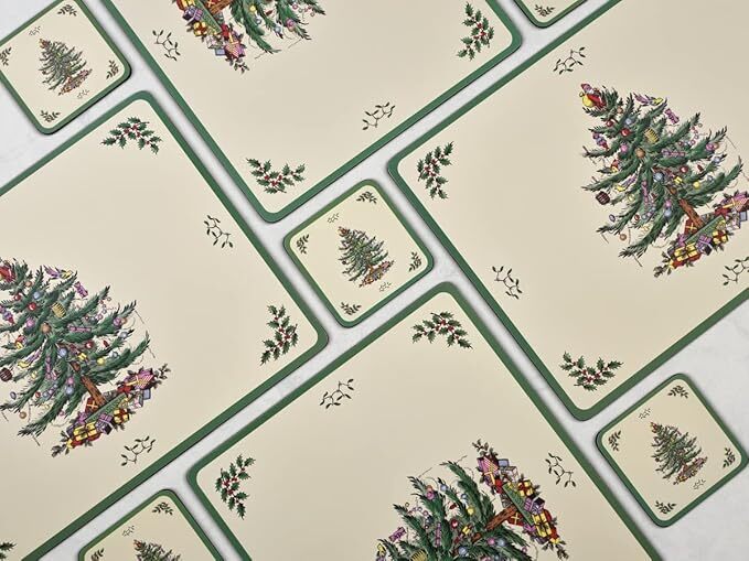 Pimpernel Christmas Tree - Coasters - (Set of 6)