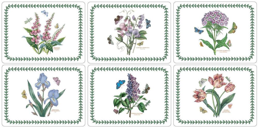 Pimpernel Botanic Garden - Placemats - (Set of 6) Roses