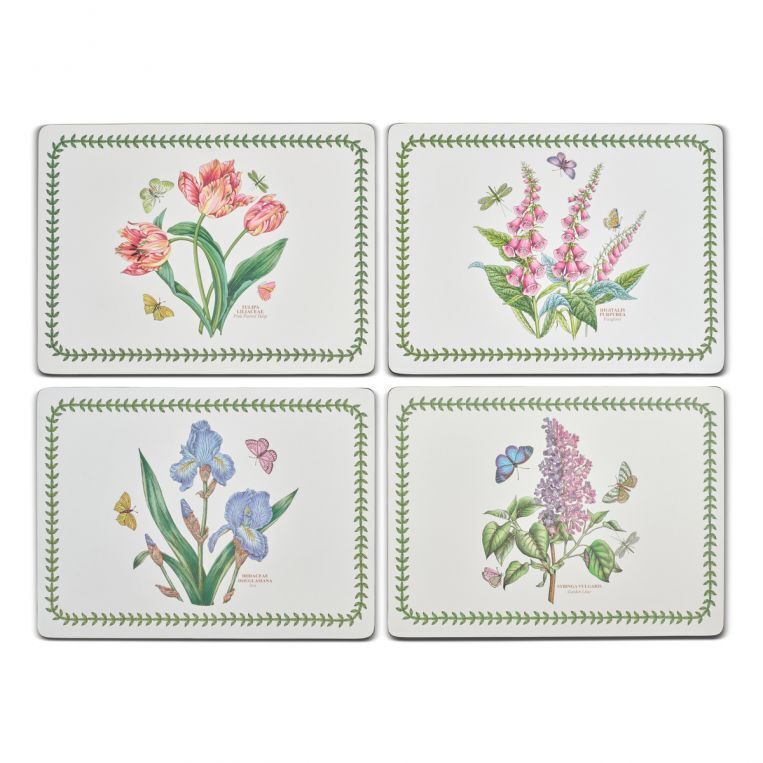 Pimpernel Botanic Garden - Large Placemats - (Set of 4) Mixed Motifs