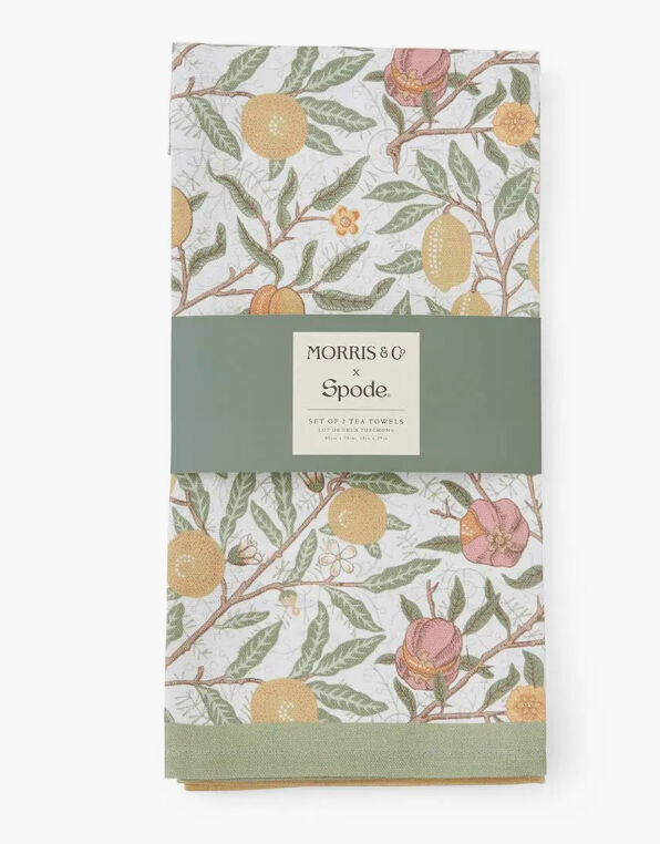 Spode Morris & Co - Fruits & Marigold Tea Towel (Set of 2)