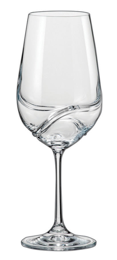 Bohemia Crystal Turbulence Wine Glass 350ml Set of 2