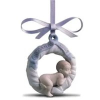 Lladro Baby's First Christmas 2001 Ornament