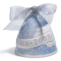 Lladro Christmas Bell 2007 Ornament