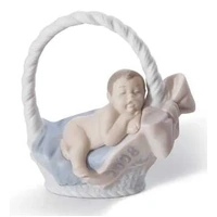 Lladro Christmas Born In 2008 Boy Ornament