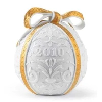 Lladro Christmas Ball Re-Deco 2010 Ornament