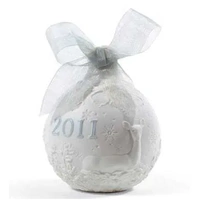 Lladro Christmas Ball 2011 Ornament