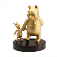 Royal Selangor Winnie The Pooh - Gilt Pooh & Piglet Figurine Limited Edition