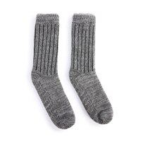 Demdaco Mens Giving Slipper Socks - Grey