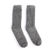 Demdaco Mens Giving Slipper Socks - Gray
