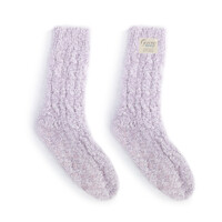 Demdaco Giving Fuzzy Socks - Light Purple