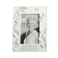 Roman Inc Memorial Frame - Butterfly 4x6in