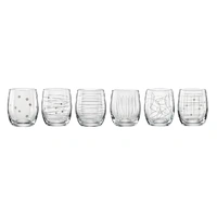 Bohemia Crystal Elements Tumbler 300ml Set of 6