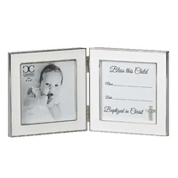 Roman Inc - Hinged Baptism Frame 3.5in x 3.5in