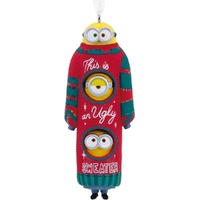 Hallmark Resin Hanging Ornament - Minions Ugly Christmas Sweater