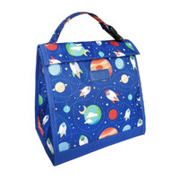 Sachi Insulated Kids Lunch Pouch - Outer Space