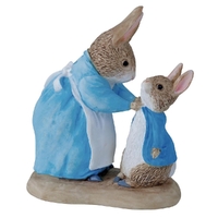Beatrix Potter Mini Figurine - Mrs. Rabbit & Peter
