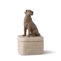 Willow Tree - Love My Dog (Dark) Keepsake Box 