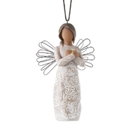 Willow Tree Hanging Ornament - Remembrance (Darker Skin & Hair) 
